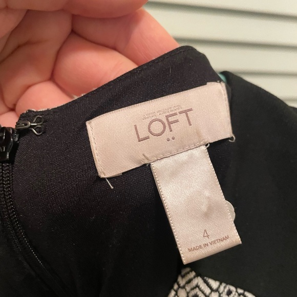 Black and white Anne Taylor Loft dress - Picture 4 of 4